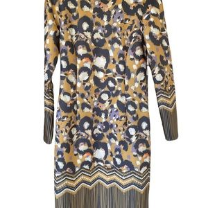 Isle by Melis Koran Long Sleeve Dress Zip-up Back, Size Medium